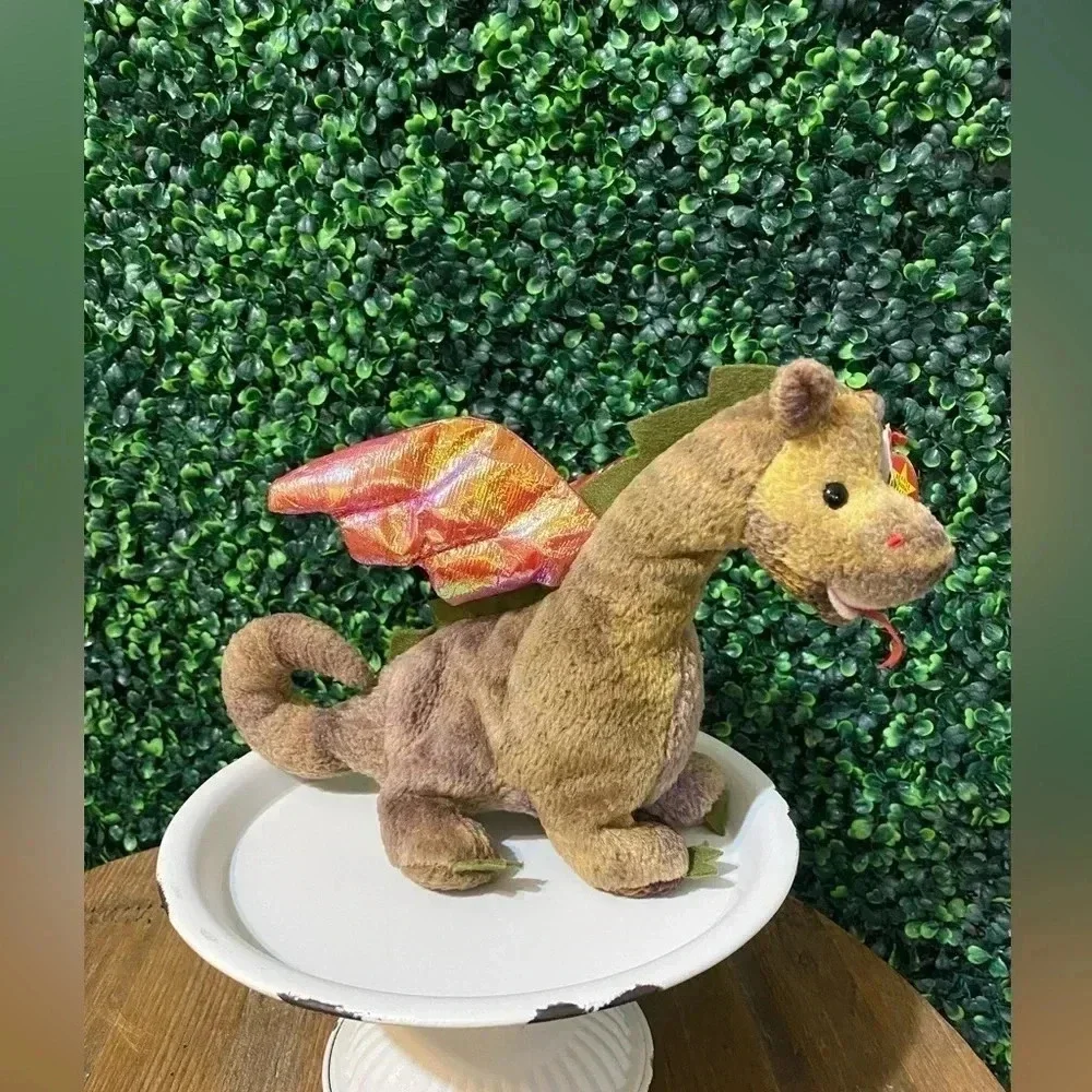 Rare - Retired Ty Beanie Baby Scorch the Dragon with Tag Errors